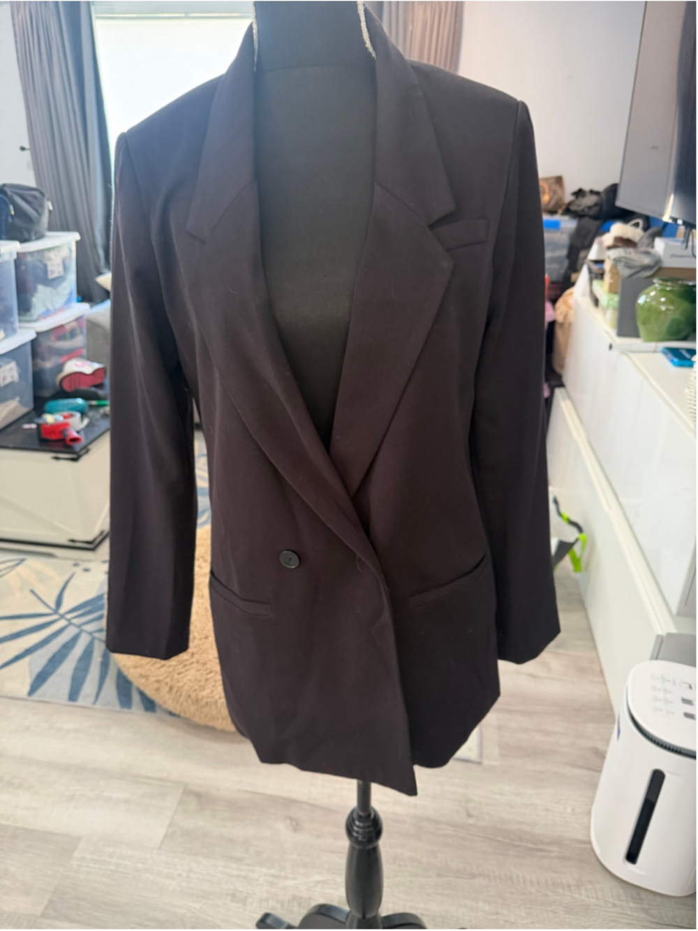Women's Silence + Noise Black Blazer Size S